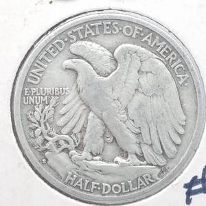 1939-S Walking Liberty Half Silver Dollar