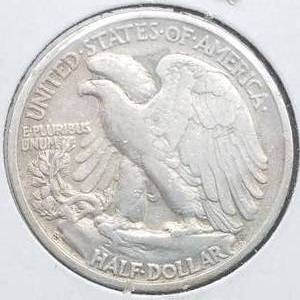1946-S Walking Liberty Half Silver Dollar