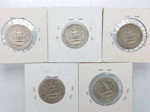 5 Washington Quarters
