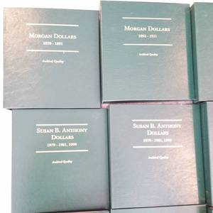 13 Bookshelf Coin Notebooks
