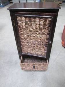 Wood Decorative End Table With Wick...