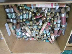Box of Industrial Fuses See Photos...