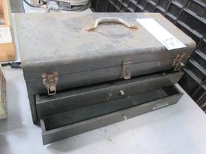 Metal Homak Tool Box With 2 Locking...