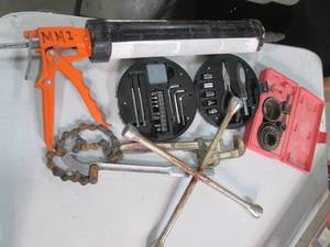 Lot of Tools (Hole-Saw Blades, Sock...