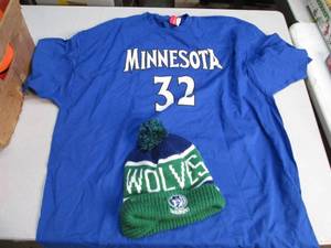lot 54 image: New with tags Minnesota Timberwolve...