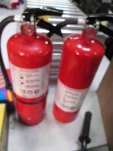 lot 59 image: Lot 2 fire extinguishers...
