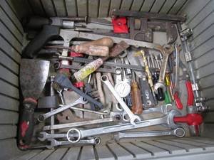 lot 68 image: Lot of hand tools such as wrenches,...