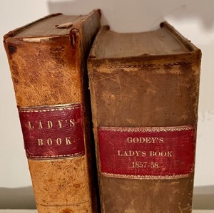 lot 26 image: Two Vintage Godeys Ladys Books