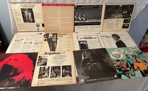 lot 131 image: 12 Vintage Vinyl Records
