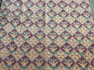 lot 170 image: Hand Stitched Trapunto Tulip Quilt