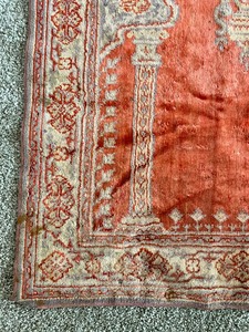 lot 185 image: Orange Toned Decorative Textile
