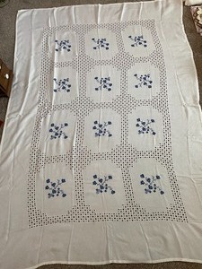 lot 191 image: Cross Stitched Tablecloths