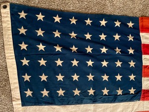 lot 64 image: 48 Star American Flag