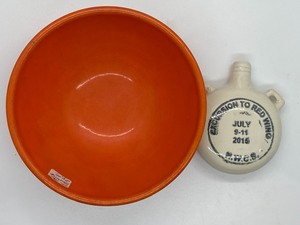 lot 276 image: Two Pieces of Red Wing Pottery