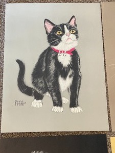 lot 283 image: Vintage Cat Prints by Gladys Emerson Cook