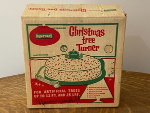 lot 277 image: Vintage Christmas Tree Turner