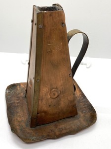 lot 68 image: Copper & Brass Arts and Crafts Candleholder