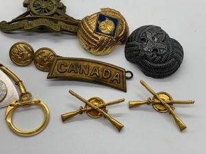 lot 42 image: Military and Boy Scout Items