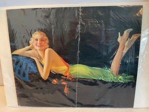 lot 272 image: 2 Vintage Pin Up Posters