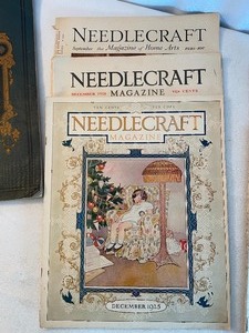 lot 271 image: Vintage Needlepoint Magazines and a Home Arts Book