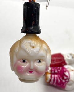 lot 116 image: Four Antique Milk Glass Christmas Bulbs - for decoration only not tested.