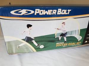 lot 101 image: Power Bolt Intant Soccer Goal Set