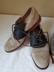 lot 85 image: Collection of Stylish Mens Brogue Suede Shoes- Size 10