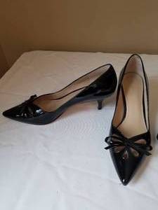 lot 79 image: Collection of Elegant Black Heels- Size 8.5