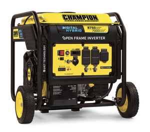 CHAMPION POWER EQUIPMENT DH 8750-Watt Electric Start Gasoline Powered Open Frame Inverter Generator with 420 cc Engine