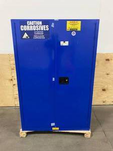 EAGLE Corrosive Safety Cabinet, Blue, 43W
