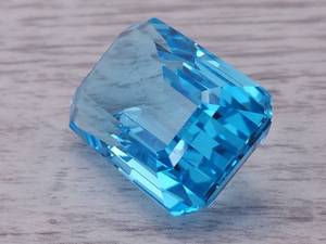 lot 20N image: Massive 56.52 Carat Natural Swiss Blue Topaz Loose Gemstone $3,000 Retail