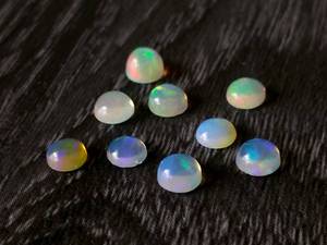 lot 60P image: (9) Natural Ethiopian Welo Opals 3.07 Carats
