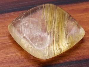 lot 70Q image: 19.35 Carat Rutilated Quartz Gemstone