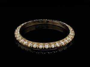 lot 17 image: 4.00 Carat High-Grade Diamond and 14k Yellow Gold Bezel for a 36mm Rolex $6,200