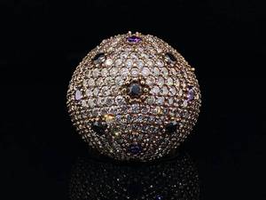 lot 94 image: Dazzling Amethyst Dome Statement Ring