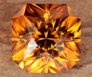 lot 10N image: Designer 5.37 Carat Natural Tanzanian Zircon Cut Designed by Alexandre Wolkonsky $2,000 Retail
