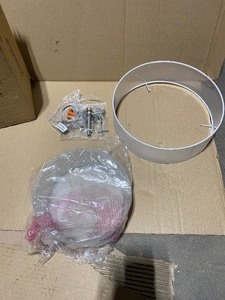 Progress Lighting Invite Collection 2-Light Brushed Nickel Flush Mount Open box complete see pics