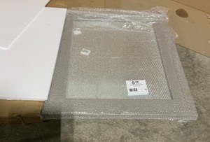 Kate and laurel medium rectangle gray classic mirror (36 in. H x 30 in. W) new see pics