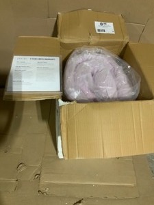LUCID COMFORT COLLECTION 4 INCH LAVENDER AND ALOE INFUSED MEMORY FOAM TOPPER - QUEEN SIZE NEW SEE PICS