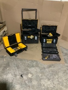 DEWALT Mechanics Tool Set (226-Piece) with TOUGHSYSTEM 22 in. Medium Tool Box w Bonus 22 in. Mobile Tool Box & Small Tool Box NEW SEE PICS