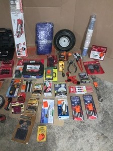 ASSORTED HUSKY, milwaukee and dewalt TOOLS AND MORE SEE PICS