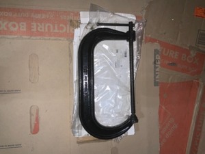 BESSEY 12 IN. CAPACITY 5-34 IN. THROAT DEPTH REGULAR DUTY DROP FORGED C-CLAMP NOT USED SEE PICS