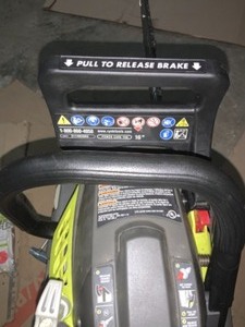 3 RYOBI 18 in. 38cc 2-Cycle Gas Chainsaw with Heavy Duty Cases see pics