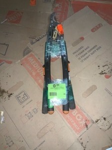 Outdoor Fiskars 9 in. steel handle hedge shears and anvil ratcheting loppe see pics