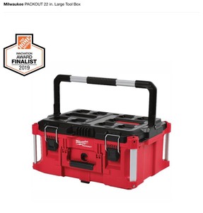 MILWAUKEE PACKOUT 22 IN. LARGE TOOL BOX NOT USED SEE PICS