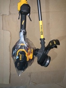 DEWALT 15 in. 60V MAX Lithium-Ion Cordless FLEXVOLT Brushless String Grass Trimmer (TOOL-ONLY) NOT USED SEE PICS