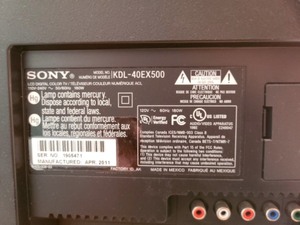 lot 40 image: Sony Bravia 40 TV