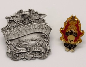 lot 73 image: Harley DavidsonMotorcycle Pins