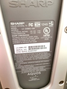 lot 119 image: Sharp 21 TV