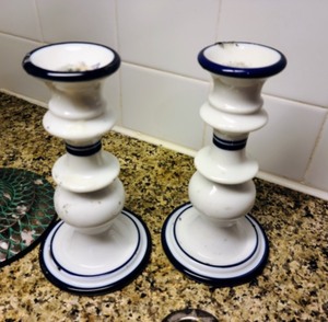 lot 122 image: Decorative Candle Holders
